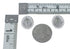 Genuine Sterling Silver Hematite Concho Post Earrings JX129770